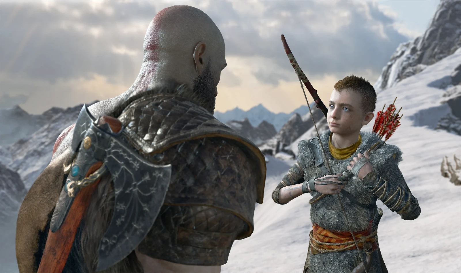 Kratos and Atreus in God of War (2018)
