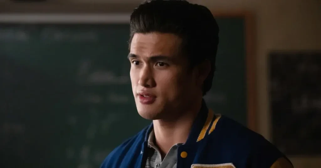 Charles Melton in a still from Riverdale