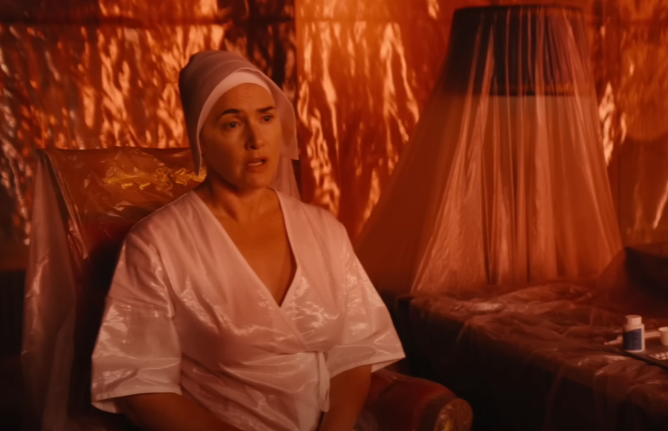 Kate Winslet in a still from The Regime
