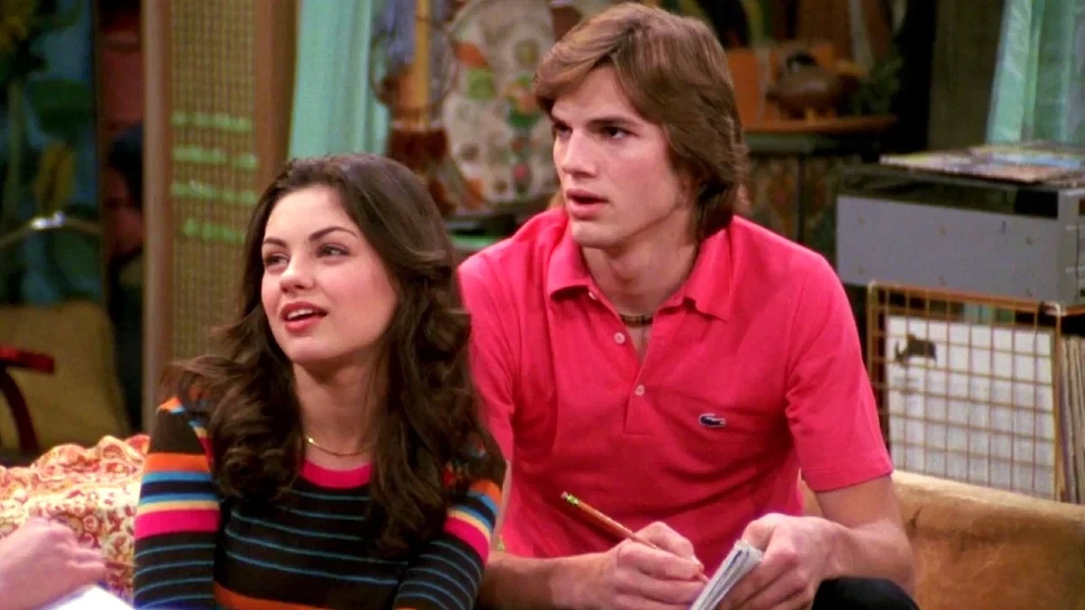 Mila Kunis and Ashton Kutcher in That '70s Show