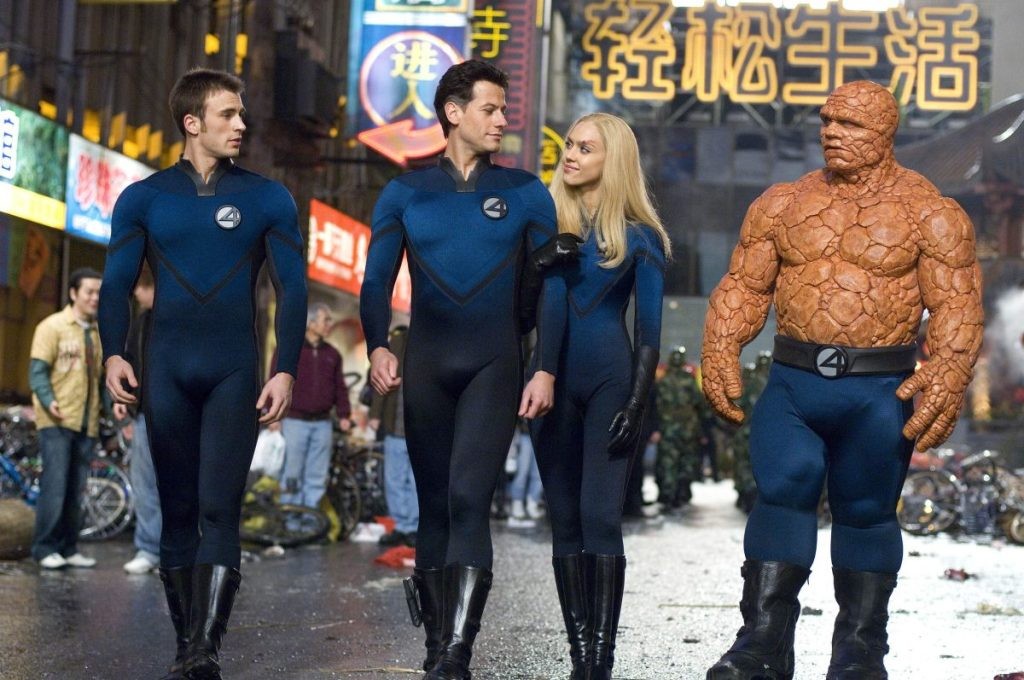 A scene from 2005’s Fantastic Four