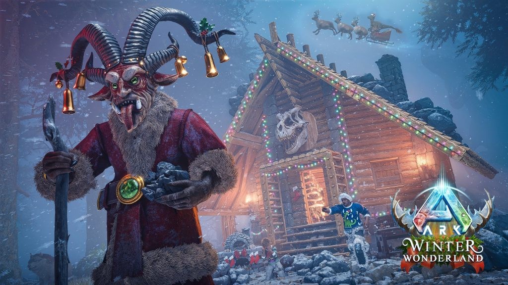 Experience the Winter Wonderland in the holiday event for Ark: Survival Ascended.