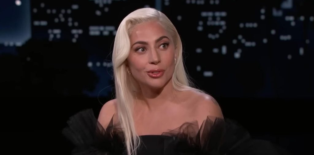 Lady Gaga on Jimmy Kimmel Live 