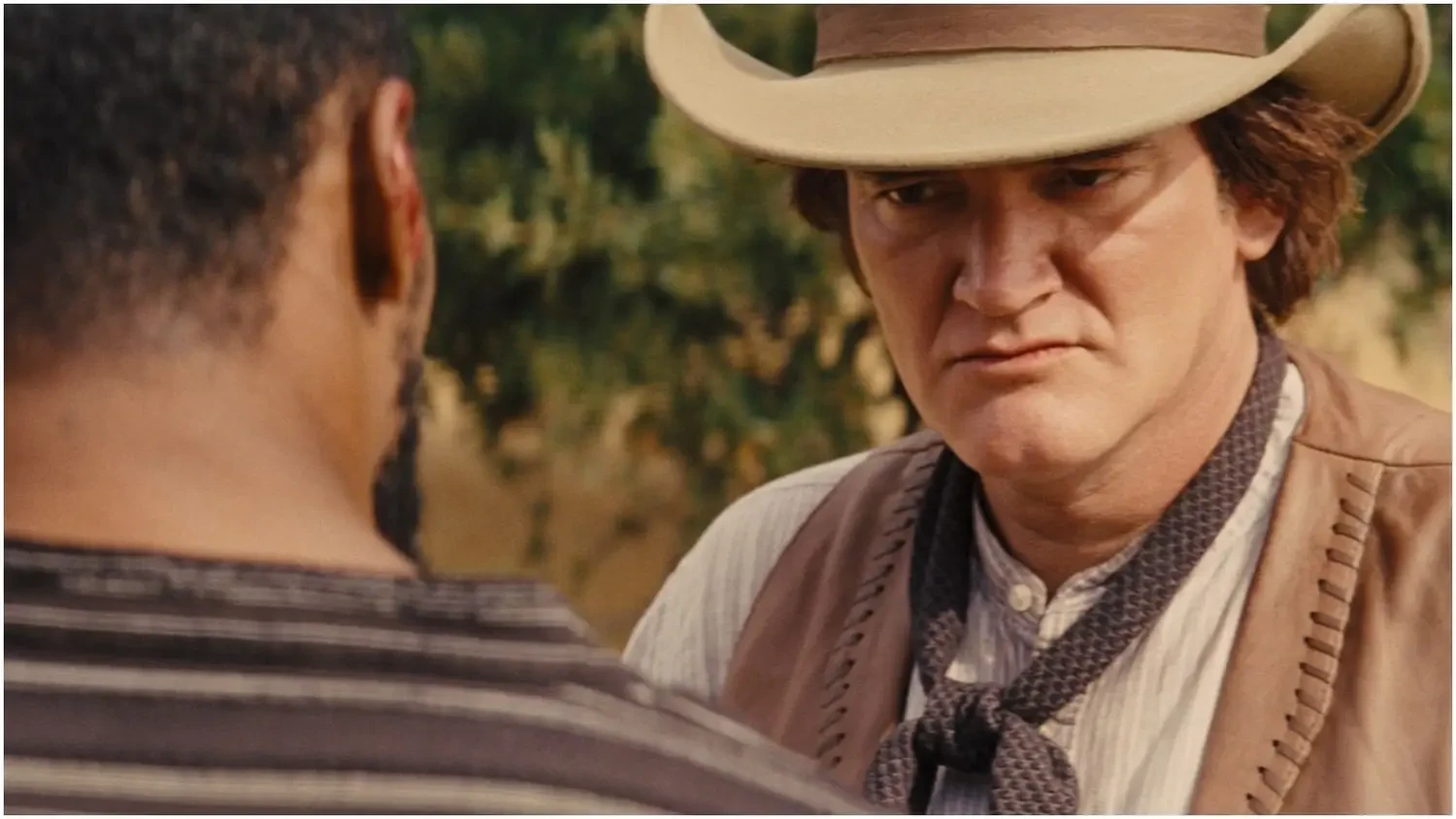 Quentin Tarantino in a still from Django Unchained