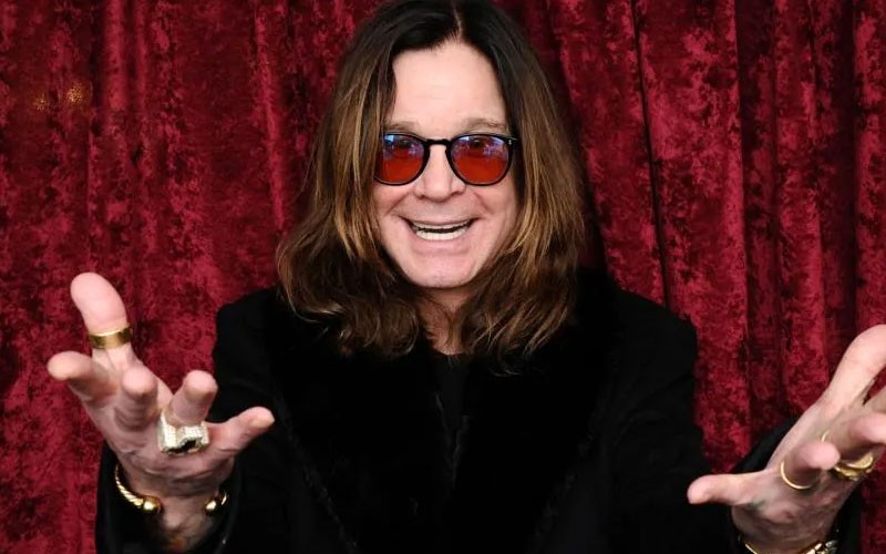 Ozzy Osbourne during happier times when he was healthy