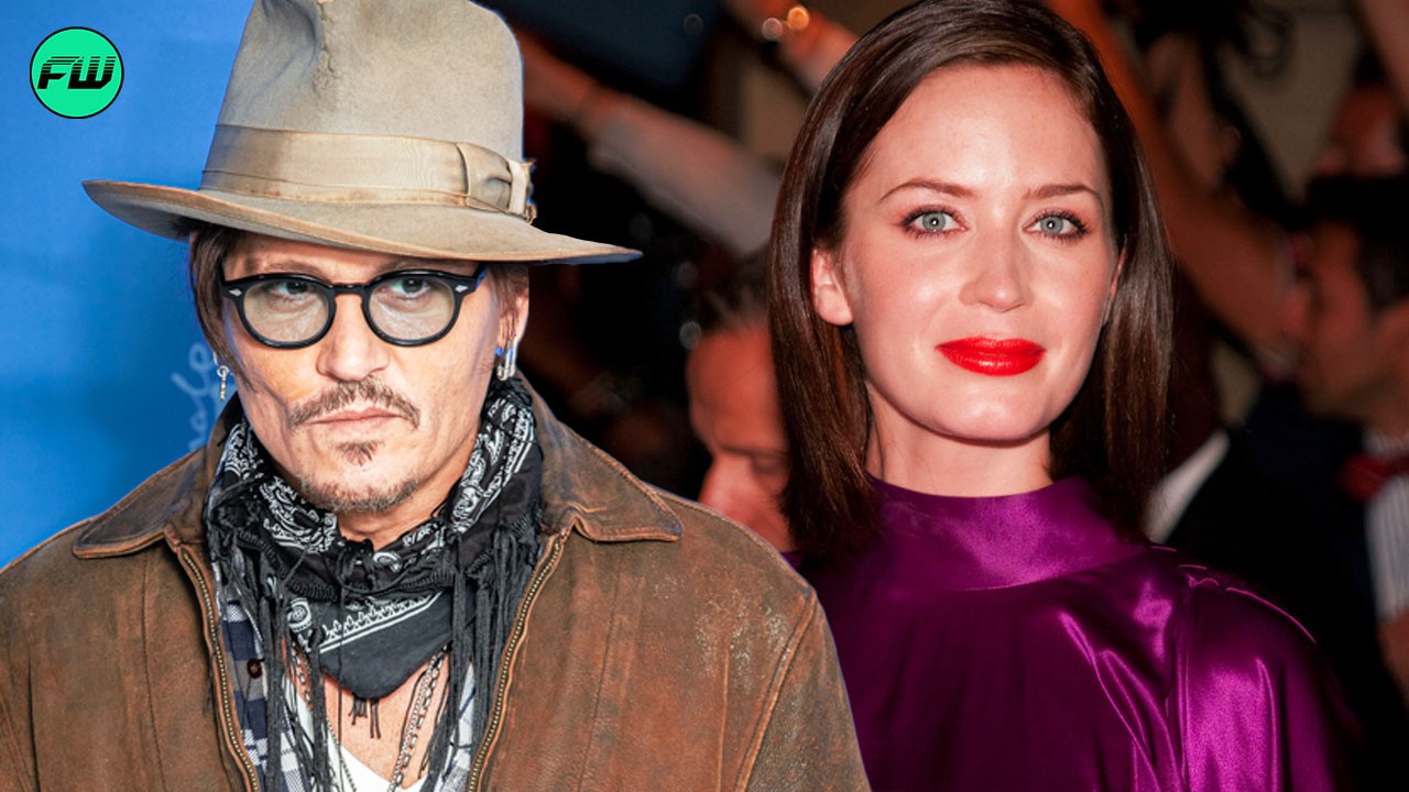 Emily Blunt Was Forced To Hide Behind a Cow To Save a Johnny Depp Movie From Getting Ruined
