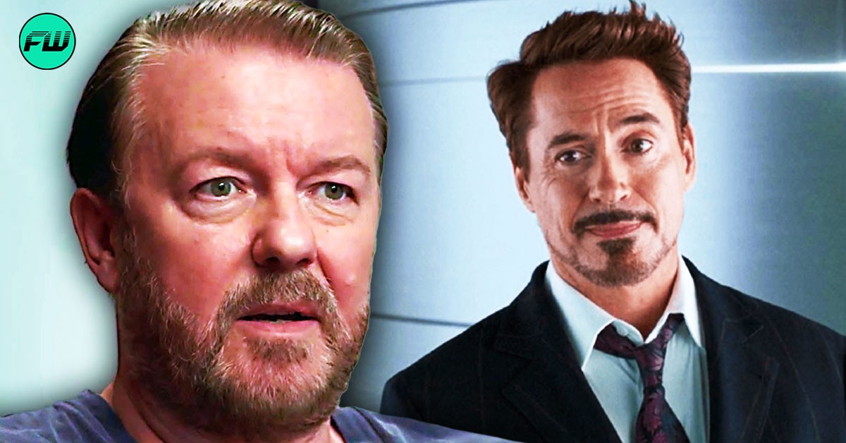 ricky gervais cleared 1 rumor about his feud with robert downey jr. after a ‘mean-spirited’ jab at his past