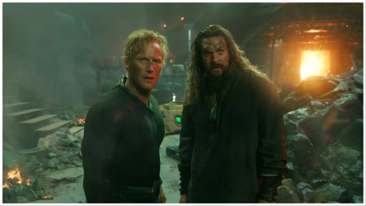 Arthur Curry and Orm in Aquaman and the Lost Kingdom