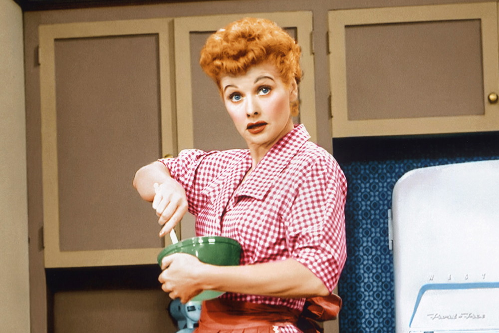 I Love Lucy, Lucille Ball, 1951-57.