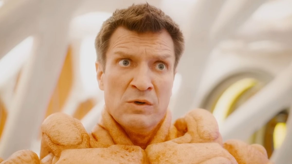 Nathan Fillion in a still from Guardians of the Galaxy Vol. 3 | Marvel Studios