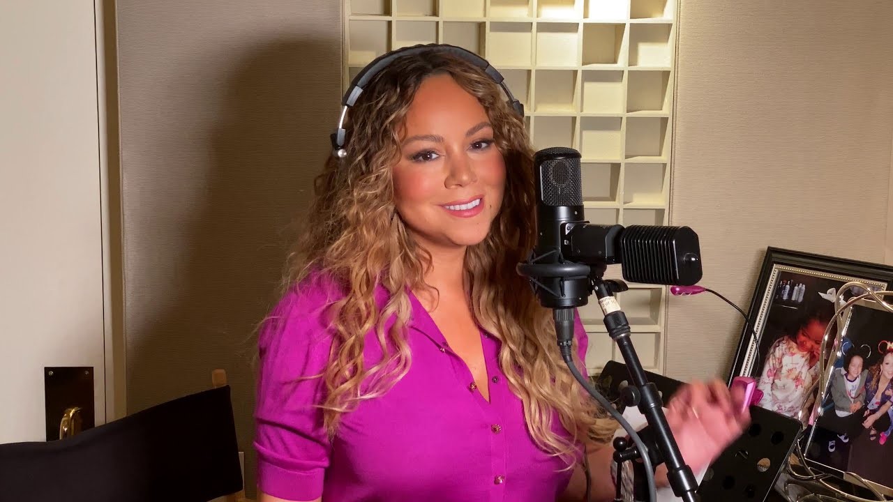 Mariah Carey performs her hit song Hero during the pandemic