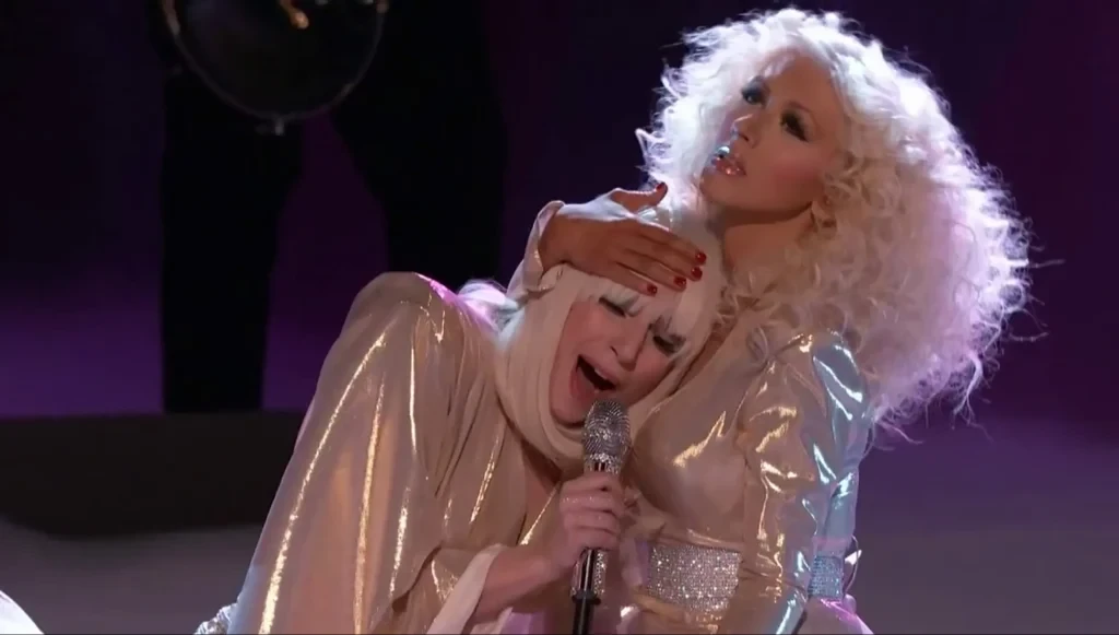 Lady Gaga and Christina Aguilera