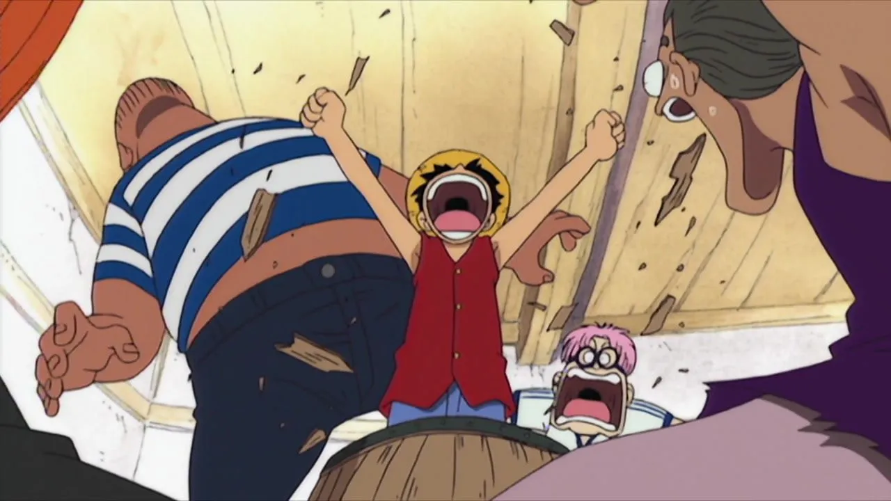 one piece visual from first episode