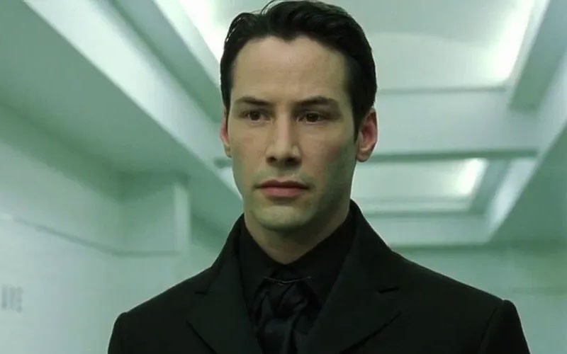 Keanu Reeves as John Anderson in The Matrix 