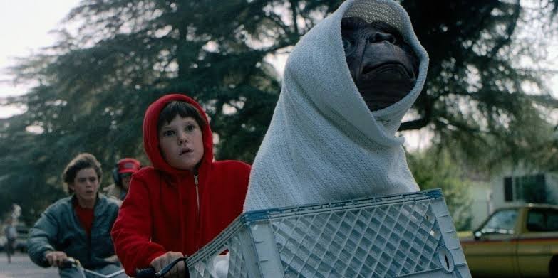 A still from E.T. the Extra-Terrestrial