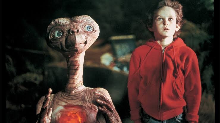 A still from E.T. the Extra-Terrestrial