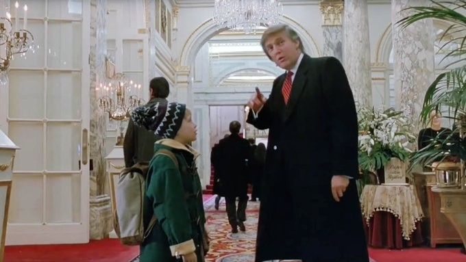 Donald Trump's cameo in Home Alone 2: Lost in New York