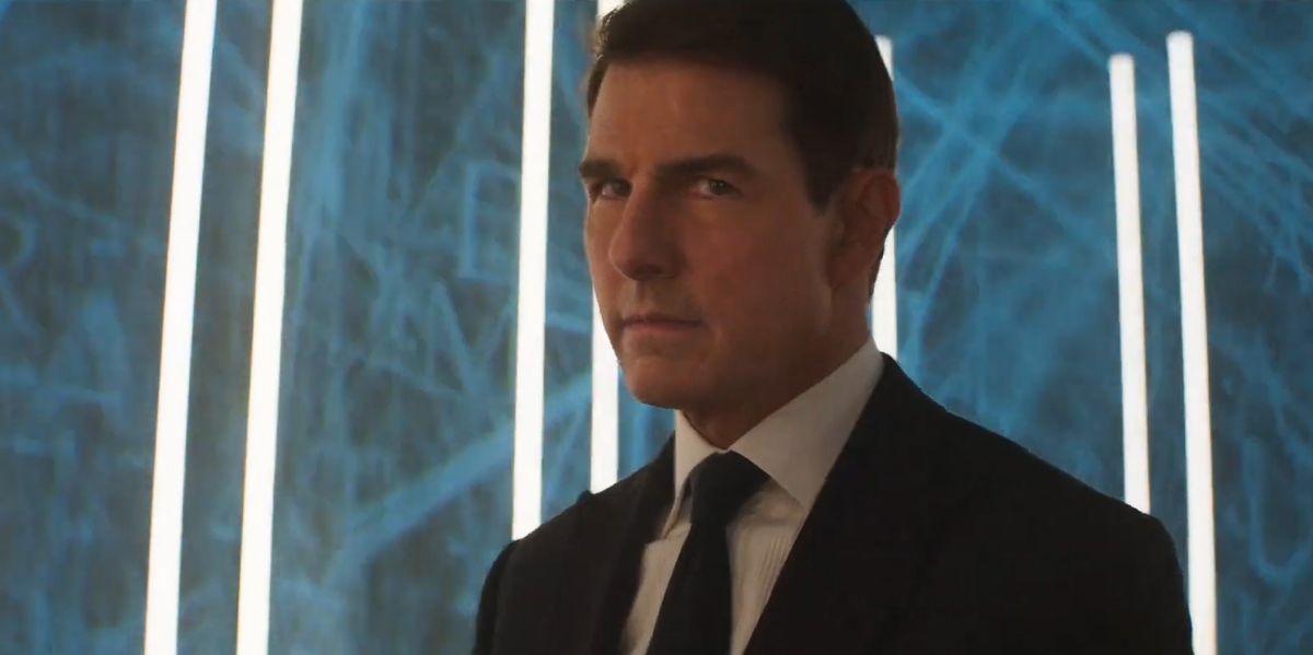 Tom Cruise as Ethan Hunt in Mission: Impossible – Dead Reckoning Part One