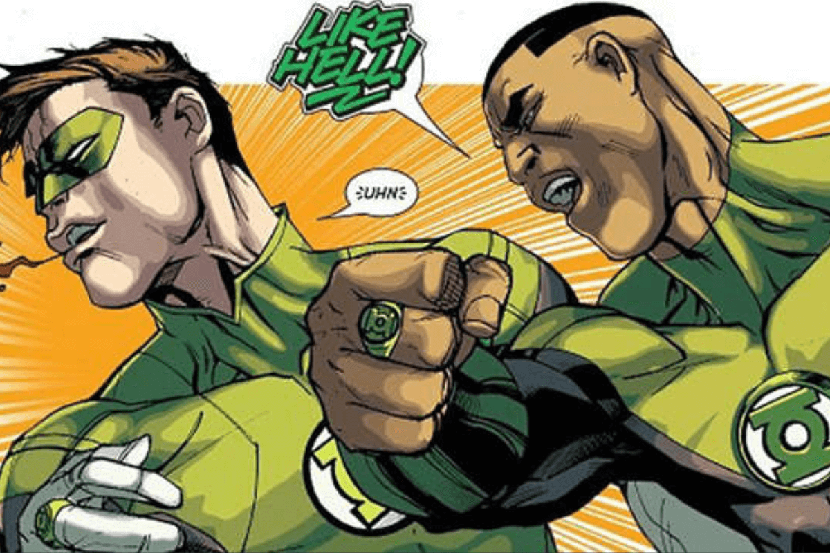 Hal Jordan and John Stewart in DC Comics