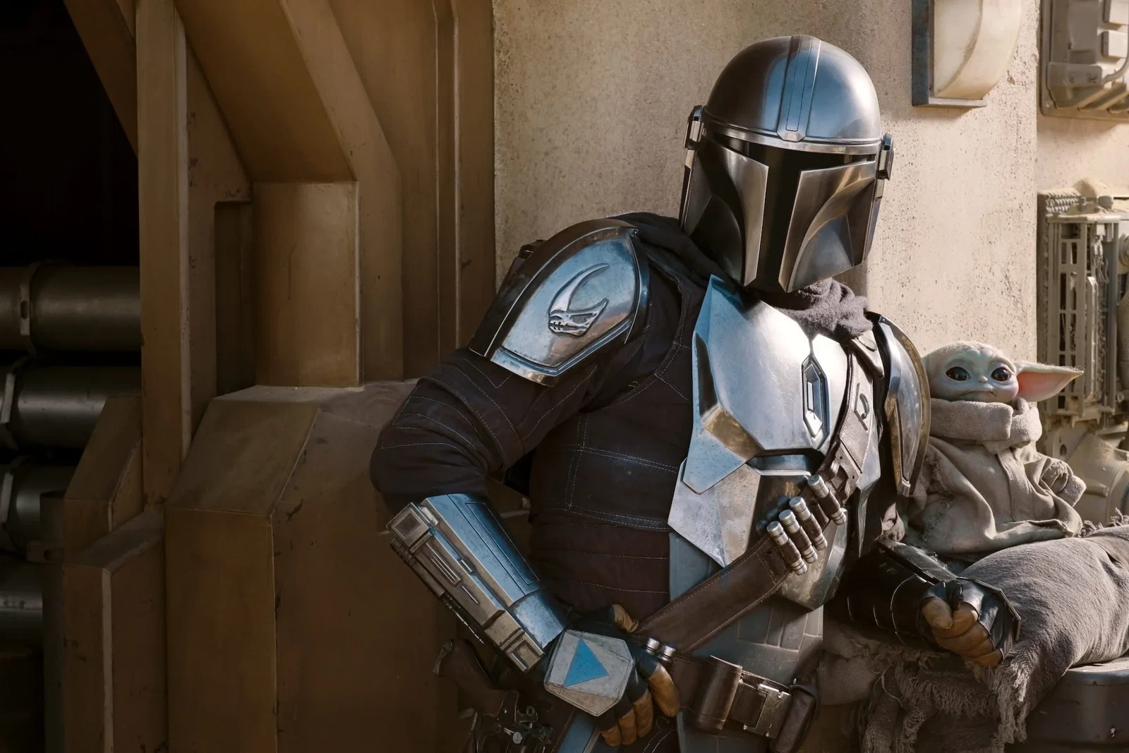 A still from The Mandalorian