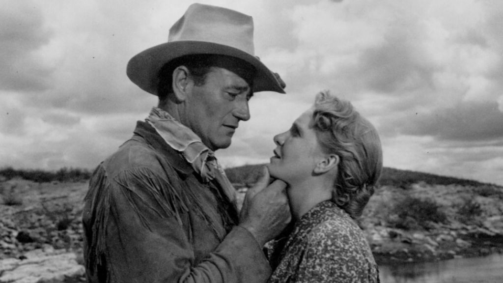 John Wayne and Geraldine Page in Hondo 