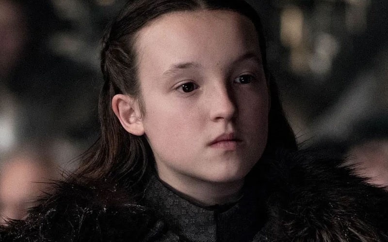 Bella Ramsey as Lyanna Mormont in a scene from Game of Thrones 