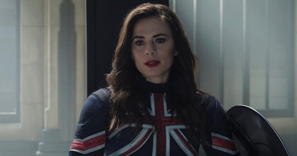 Hayley Atwell as Captain Carter in a s till from Doctor Strange in the Multiverse of Madness
