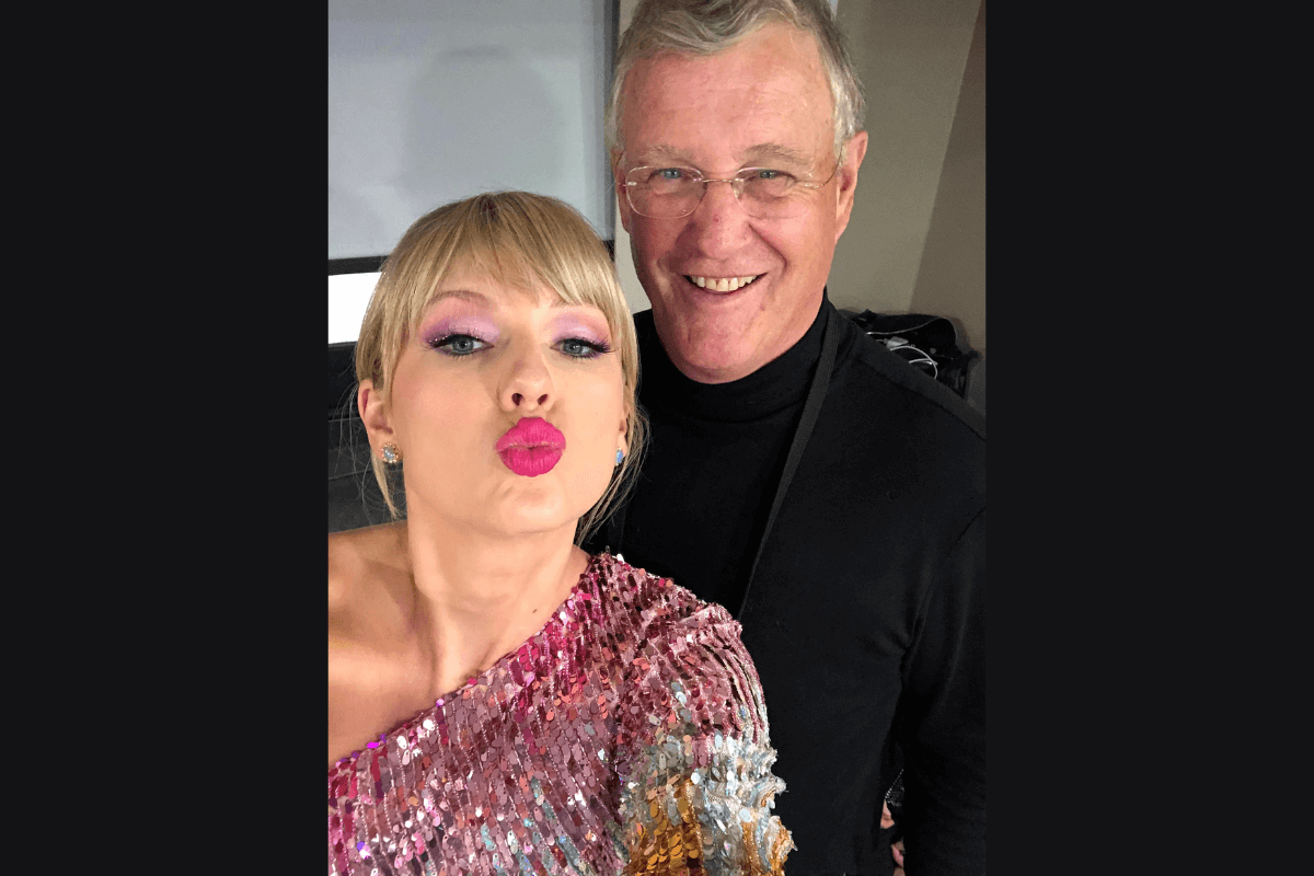 Taylor Swift with her dad Scott Swift