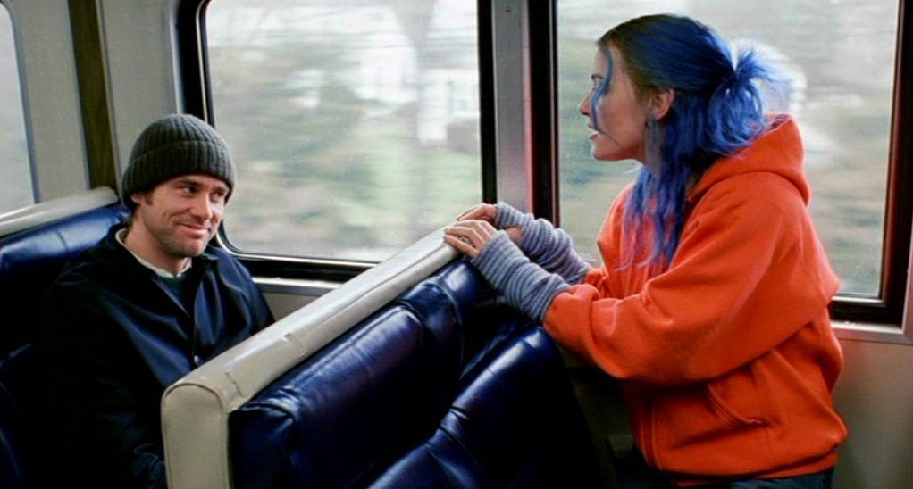 Jim Carrey and Kate Winslet in Eternal Sunshine Of The Spotless Mind