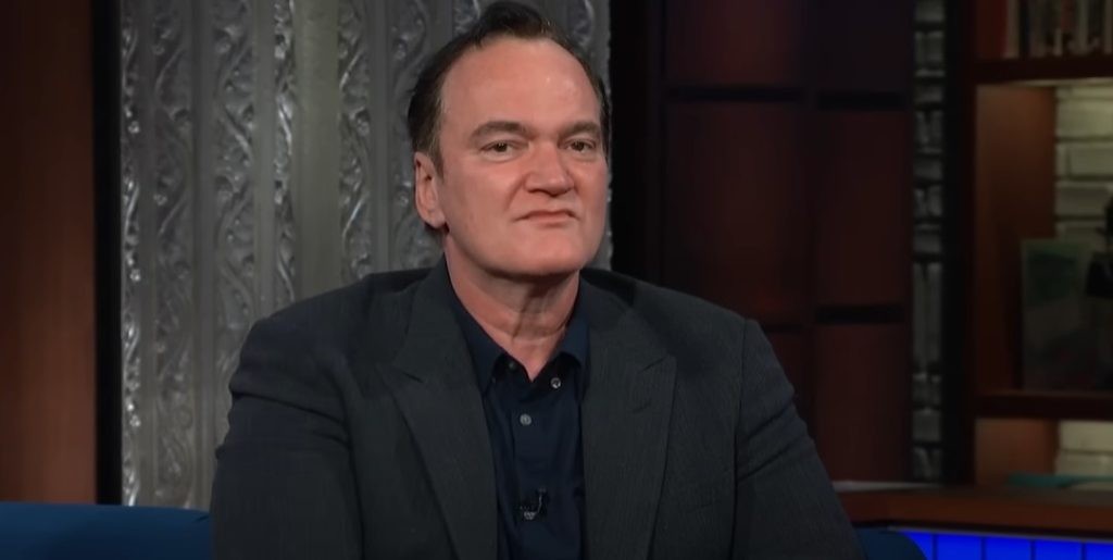 Quentin Tarantino. Credit: The Late Show with Stephen Colbert