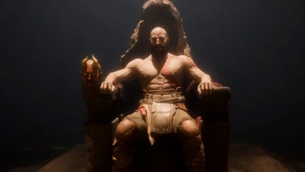 Kratos becomes the Norse God of War.