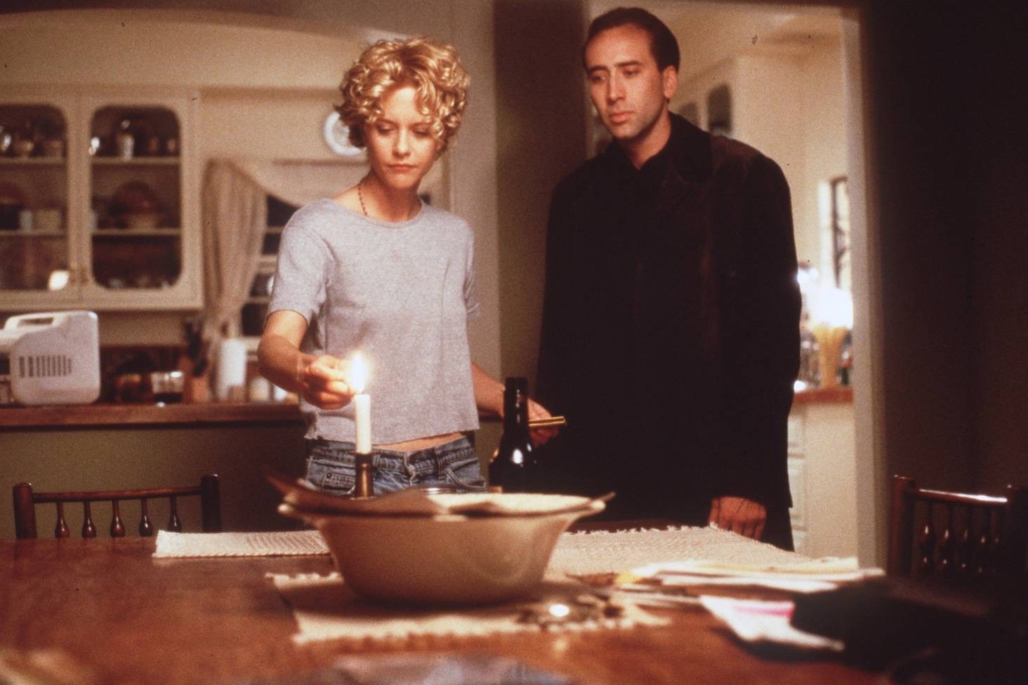 Nicolas Cage and Meg Ryan in City of Angels