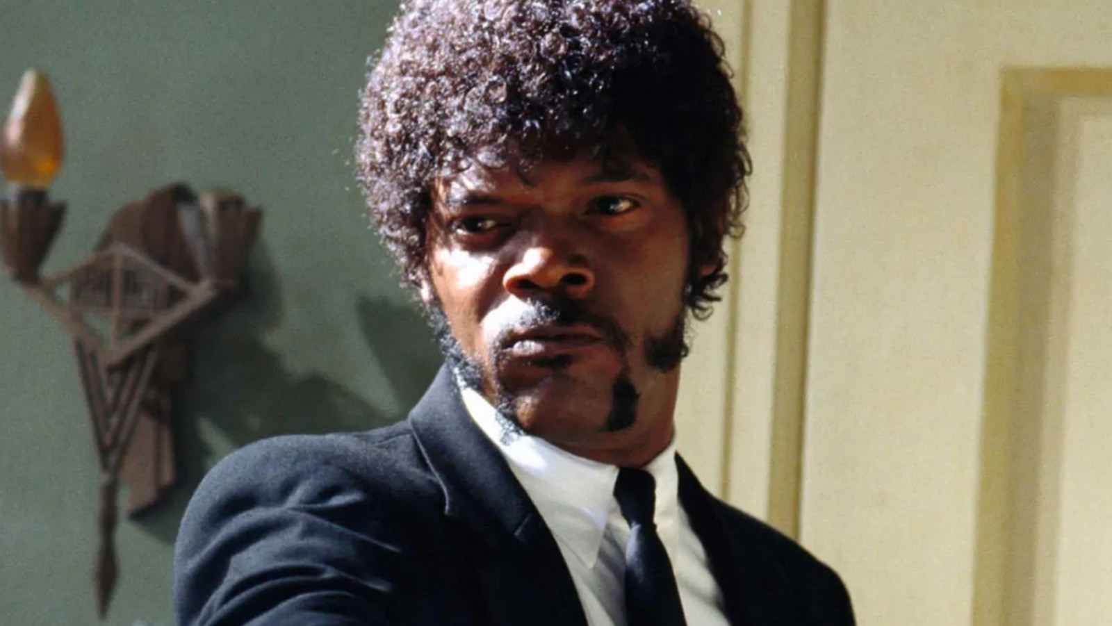 Samuel L. Jackson as one of the main characters in Pulp Fiction