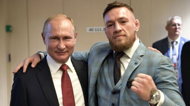Conor McGregor and Vladimir Putin