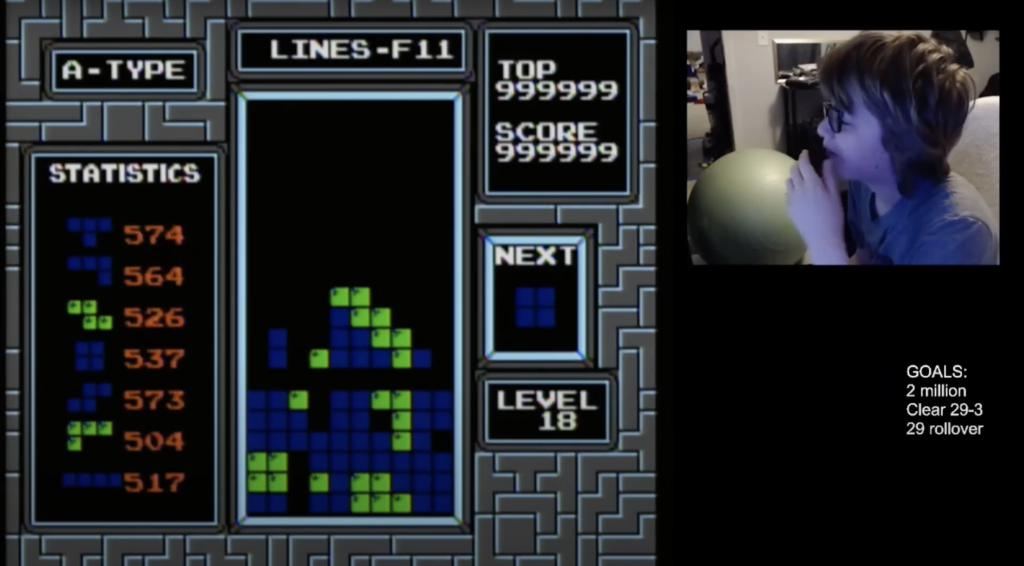 Even Tetris itself had to officially acknowledge Blue Scuti on his massive gaming achievement.