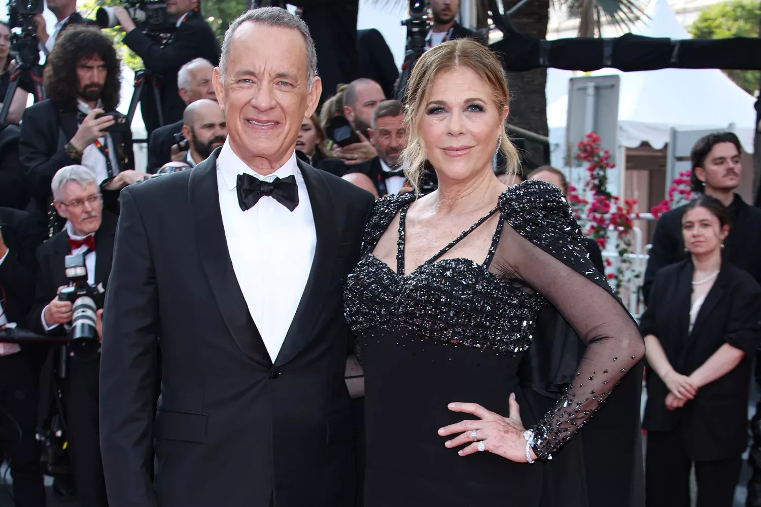 Tom Hanks and his wife Rita Wilson/Daniele Venturelli/WireImage