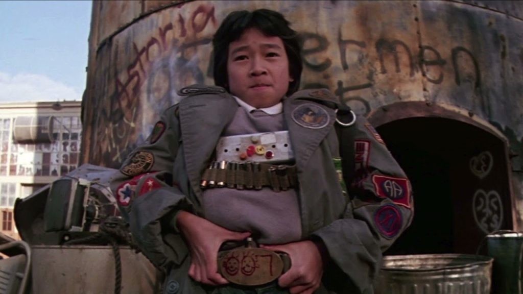 Ke Huy Quan as Data in a still from The Goonies 