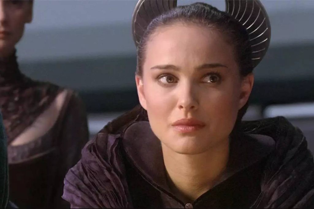 Natalie Portman as Padmé in Star Wars