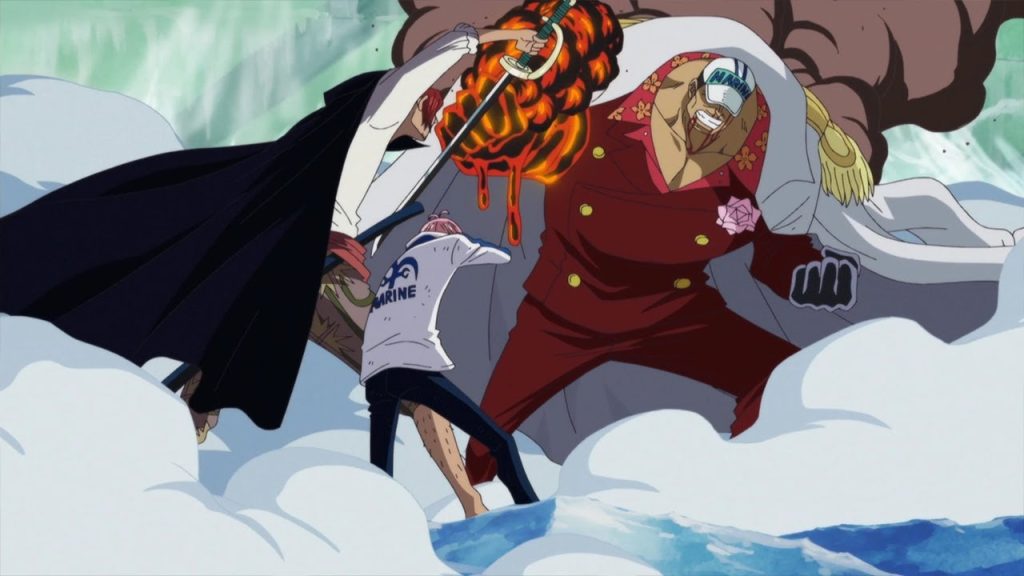 Shanks vs Akainu