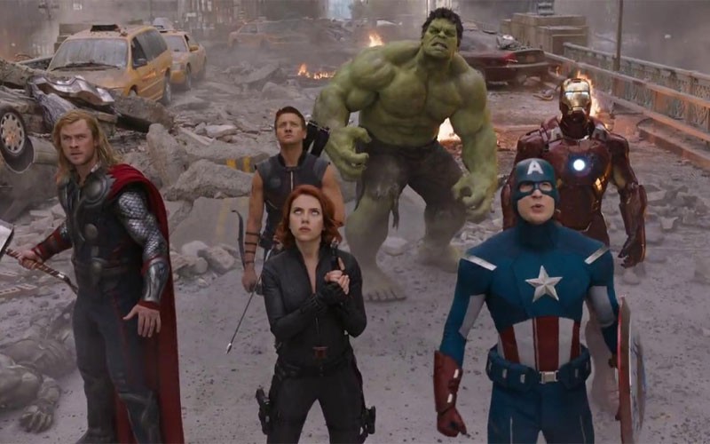Earth's mightiest defenders in action in The Avengers