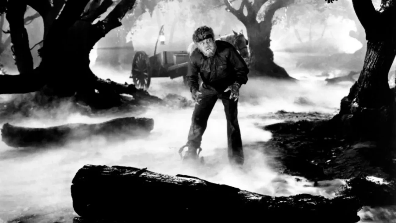 A still from 1941's The Wolf Man