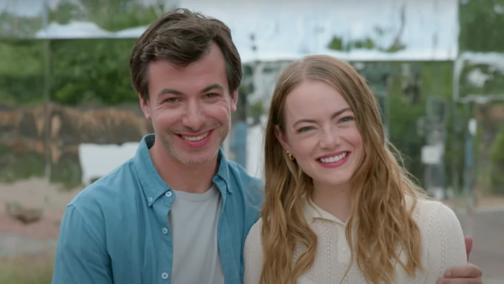 Nathan Fielder and Emma Stone
