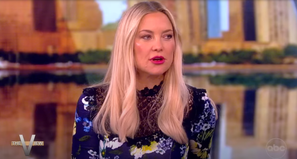 Kate Hudson on 'The View' panel