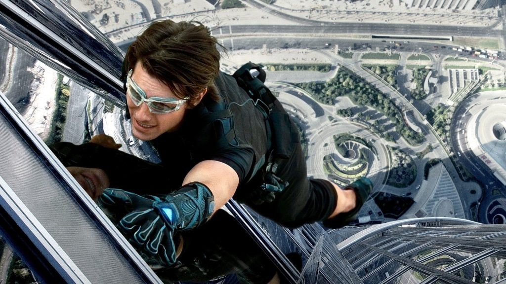 Tom Cruise in a still from Mission: Impossible- Ghost Protocol
