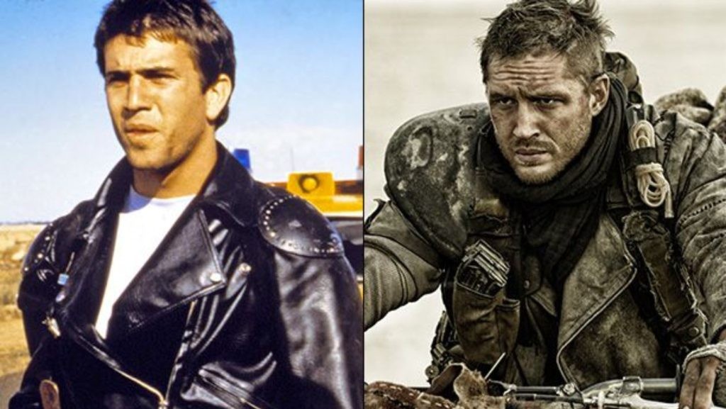Mel Gibson and Tom Hardy as Max