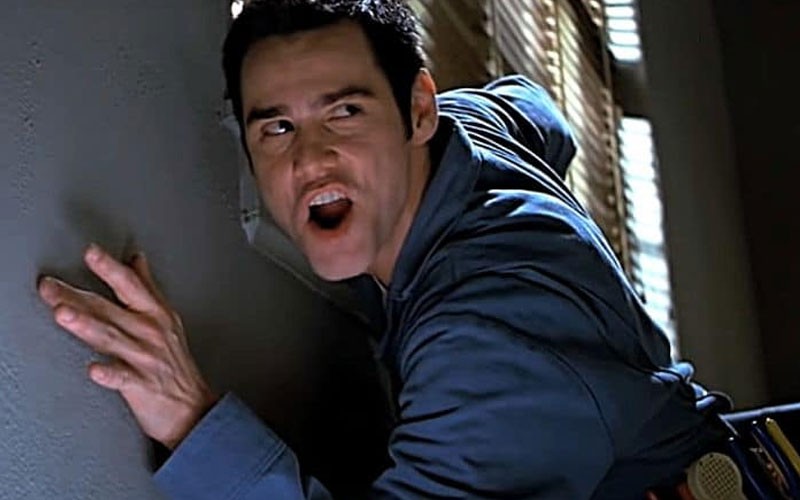 Jim Carrey as the main character in Cable Guy 