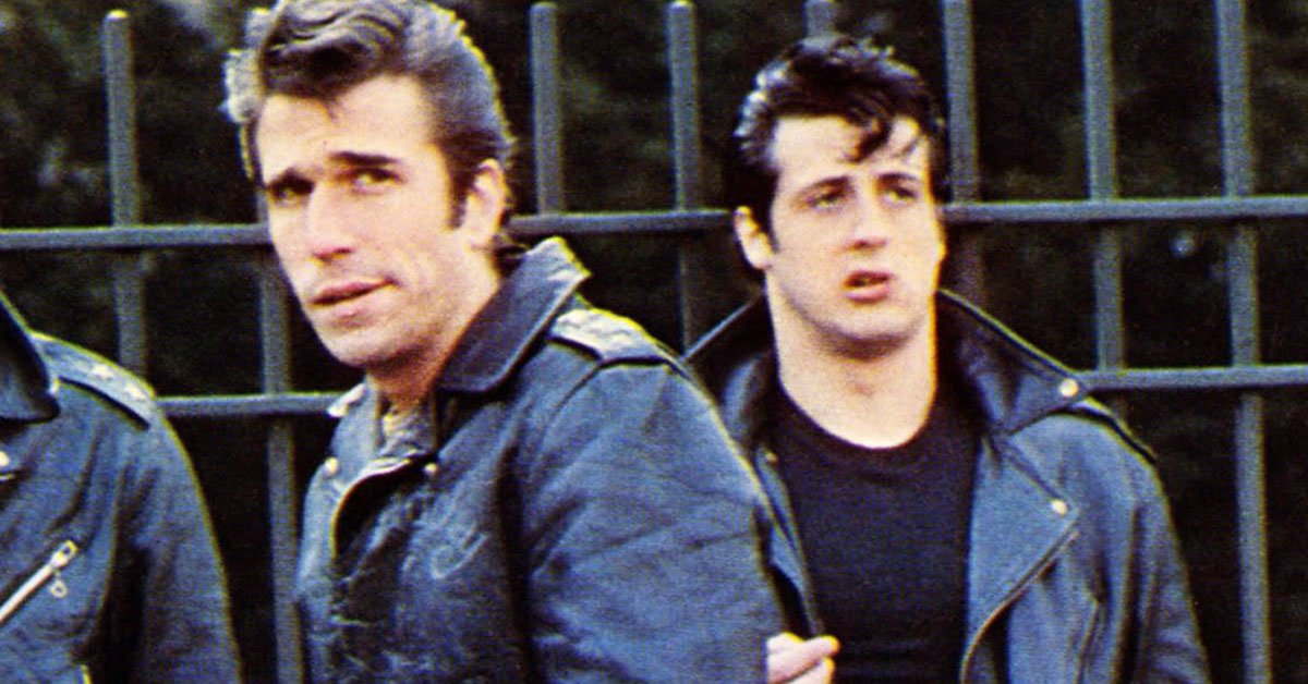 Winkler and Stallone in The Lords of Flatbush