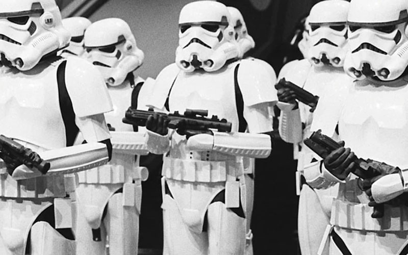 The Stormtroopers as seen in the Star Wars franchise 