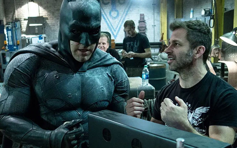 Zack Snyder instructing Ben Affleck in this photo