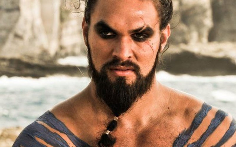 Jason Momoa as Khal Drogo in Game of Thrones